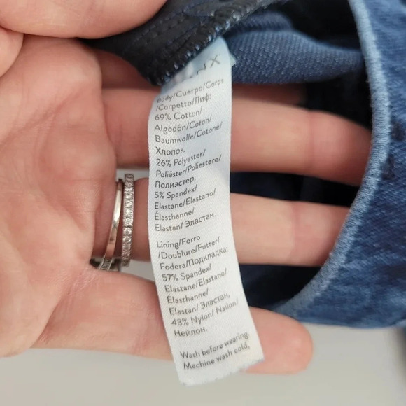 SPANX Jean-ish ankle leggings  size Medium - Picture 6 of 6